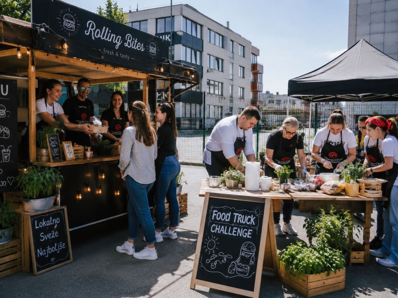 Food truck team buildig