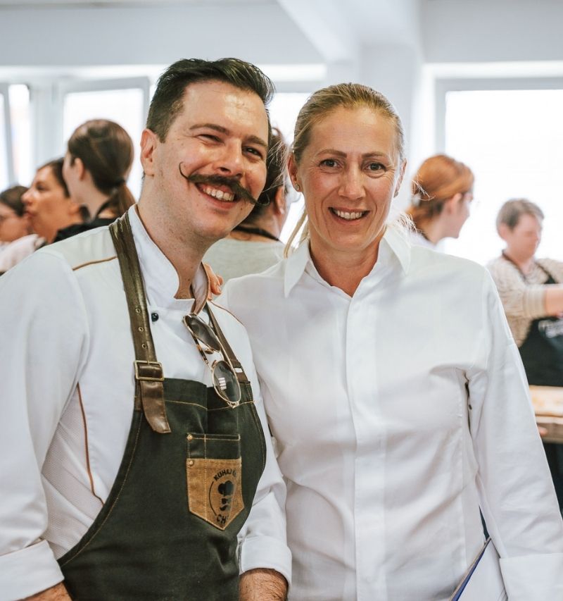 kuharski tečaji Alma Rekić, Boštjan Palčič in Marko Brinar